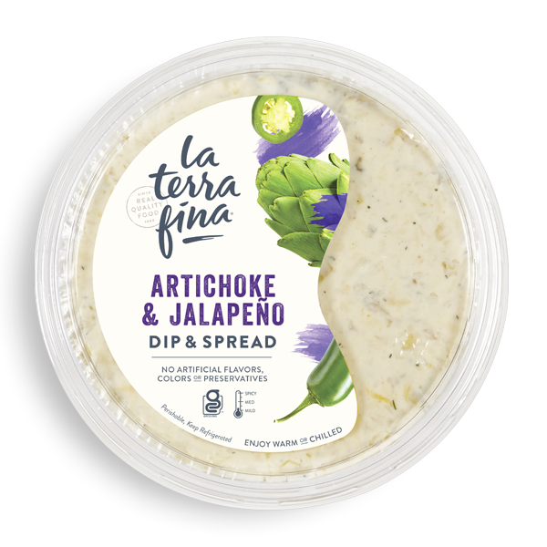 Artichoke & Jalapeño<br /> Dip & Spread packaging