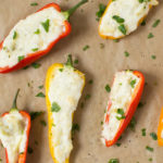 Easy Two Ingredient Stuffed Sweet Peppers