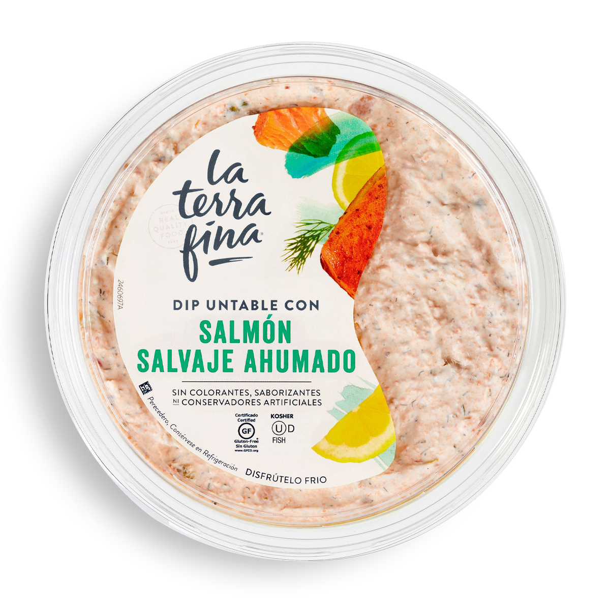 La Terra Fina dip untable con salmon salvaje ahumado