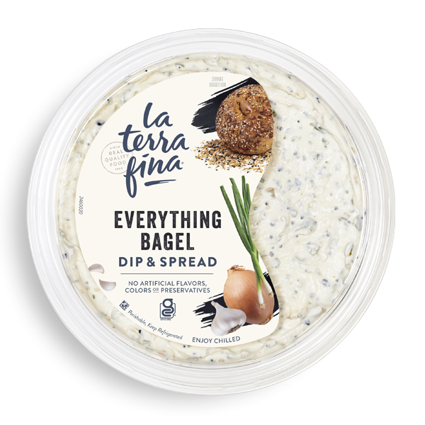 la terra fina everything bagel dip and spread