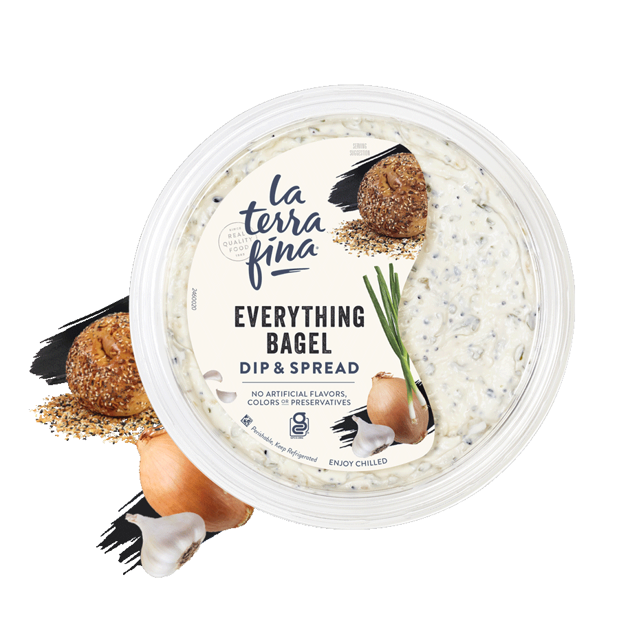 la terra fina everything bagel dip and spread