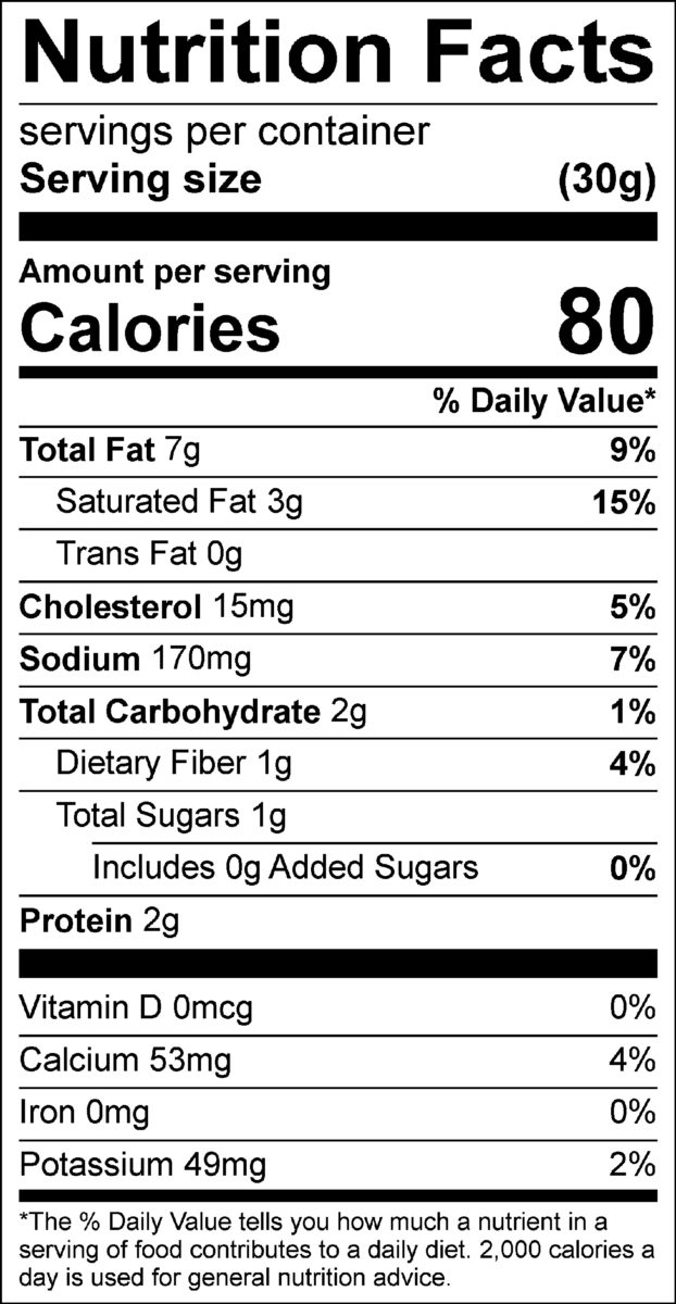 nutrition facts