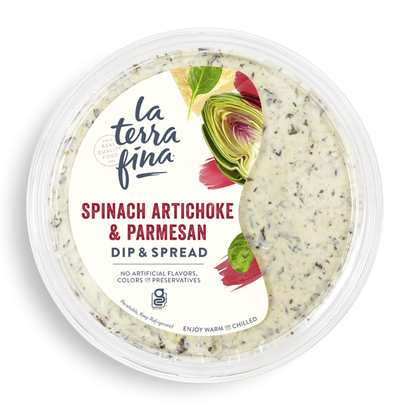 Spinach Artichoke & Parmesan<br /> Dip & Spread packaging