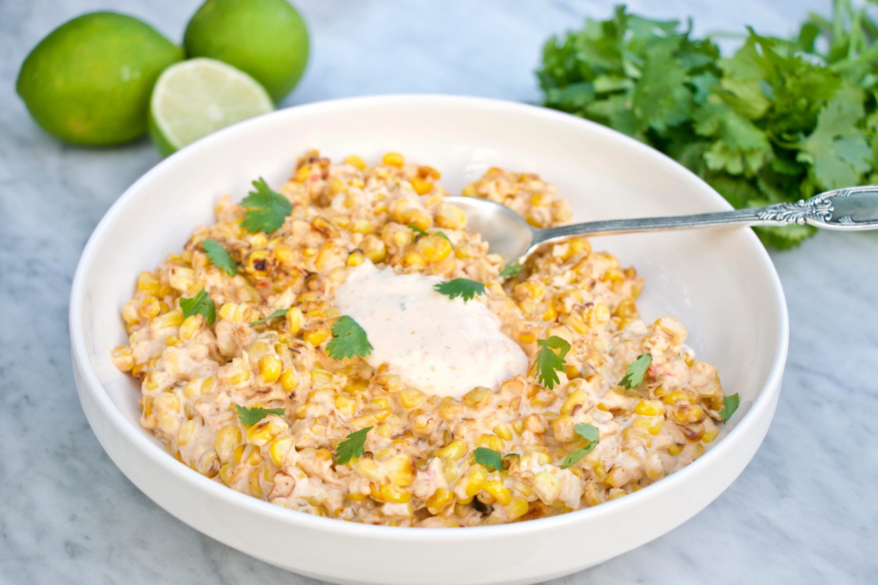 Cheesy Mexican Street Corn