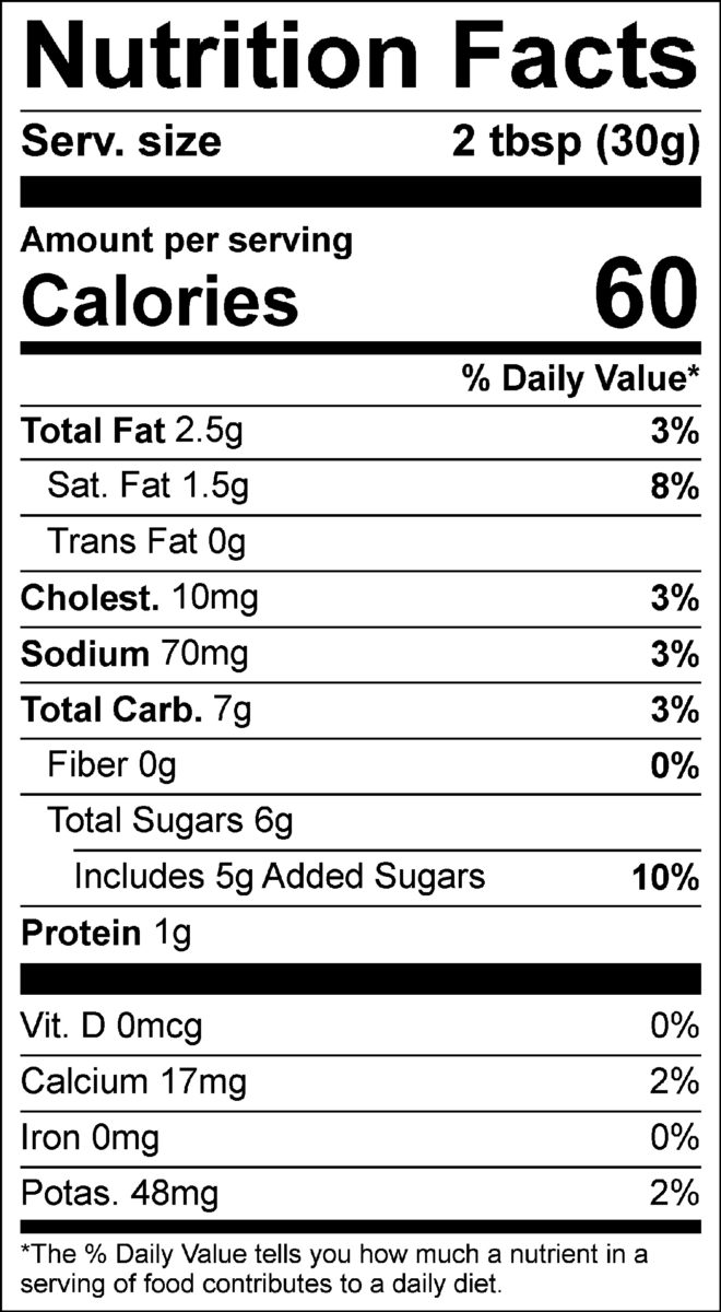 nutrition facts