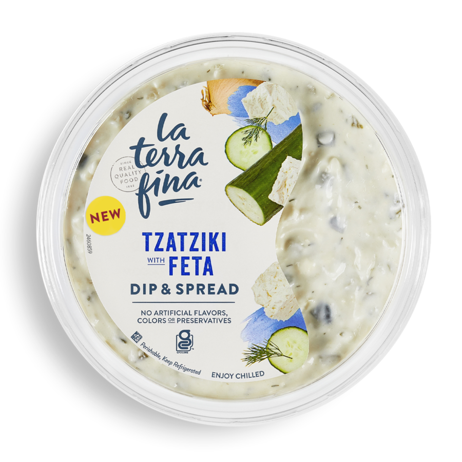 Tzatziki with Feta Dip & Spread packaging