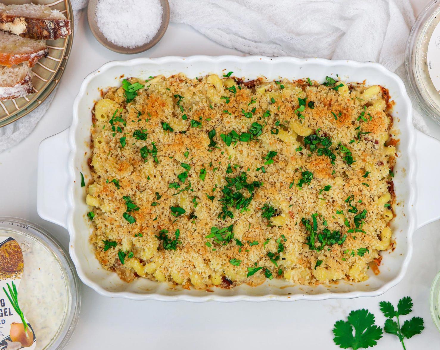 baked white mac n cheese