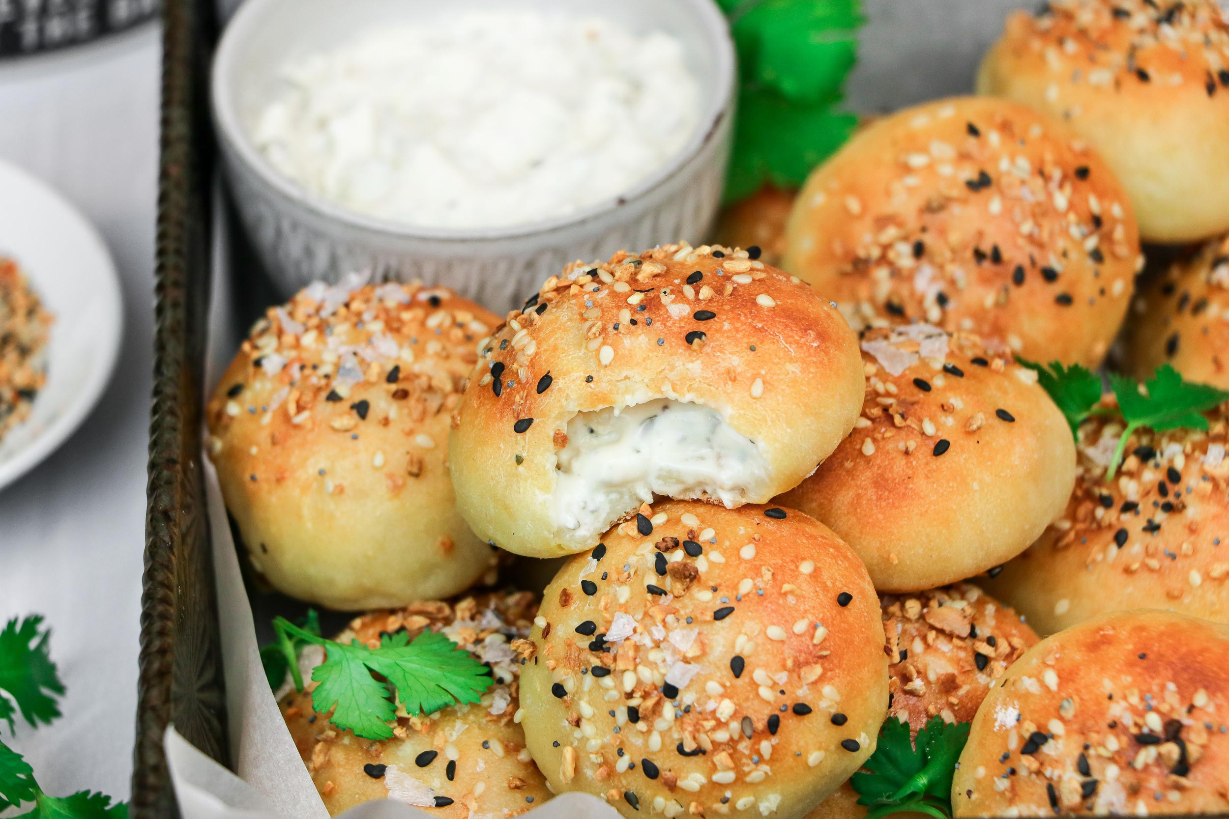 stuffed bagel bites