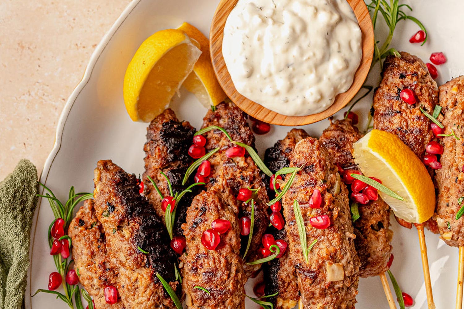 Tzatziki Marinated Lamb Kofta