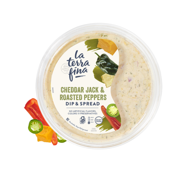Cheddar Jack & Roasted Peppers Dip & Spread