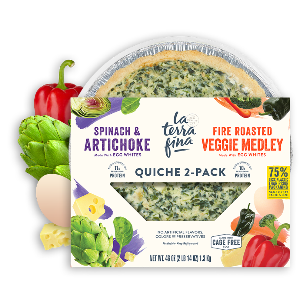 La Terra Fina Spinach Artichoke & Fire Roasted Veggie Medley